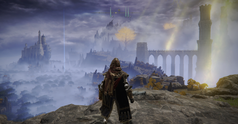 Out back of Stormveil - looking beyond to the Erdtree
